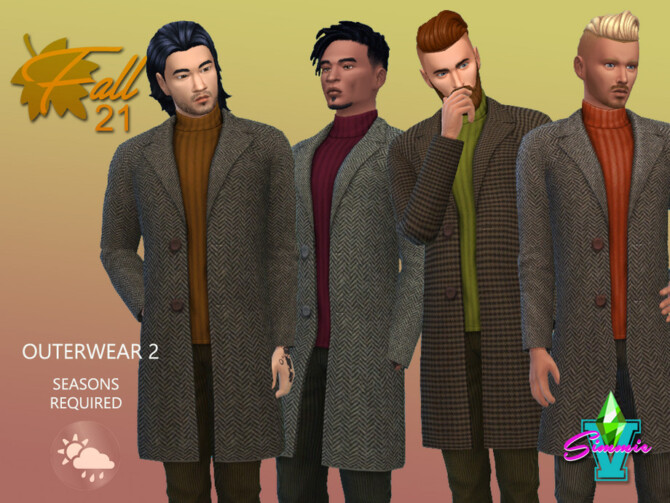 Sims 4 Fall21 Outerwear 2 by SimmieV at TSR