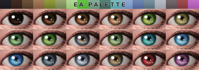 Sims 4 TREASURE Maxis Match Eyes at Praline Sims
