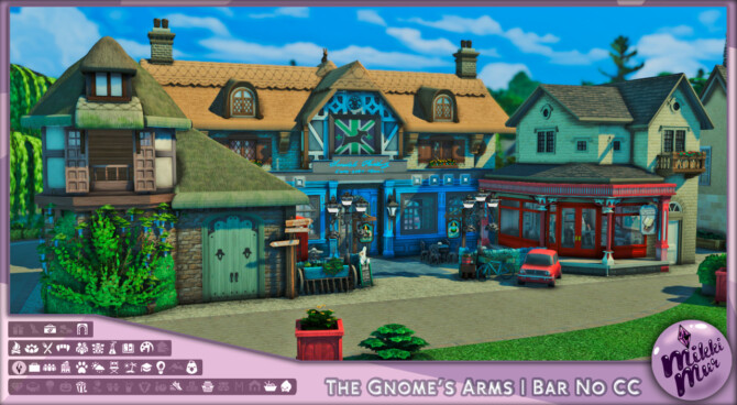 Sims 4 The Gnome’s Arms Pub at MikkiMur