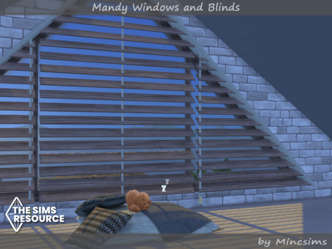 Sims 4 Mandy Windows and Blinds by Mincsims at TSR