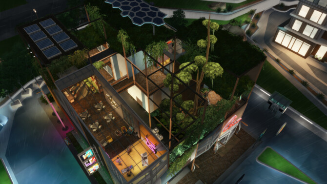 Sims 4 CASBAH GALLERY art centre lot at Picture Amoebae