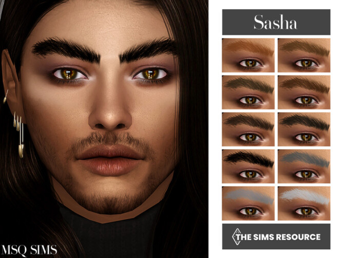 Sims 4 Sasha Eyebrows by MSQSIMS at TSR