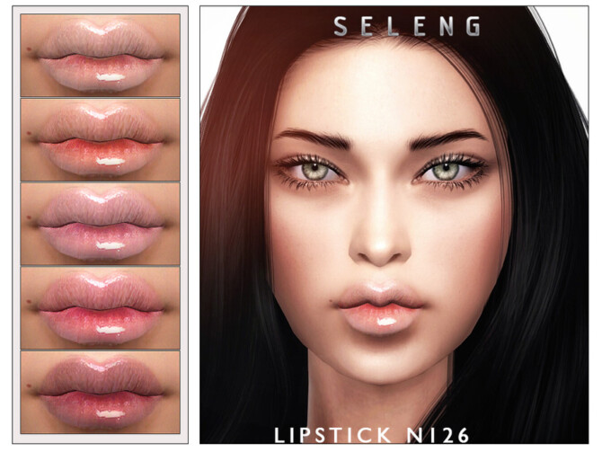 Sims 4 Lipstick N126 by Seleng at TSR