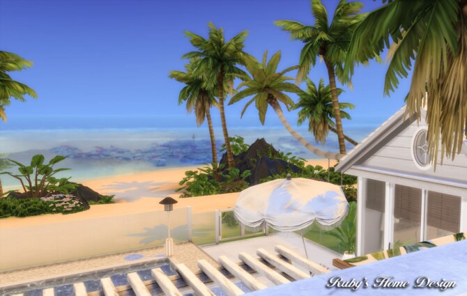 Sims 4 Palm Beach House 3 at Ruby Red