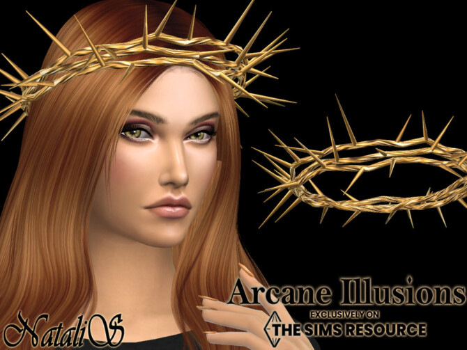 Sims 4 Arcane Illusions Crown of thorns set by NataliS at TSR