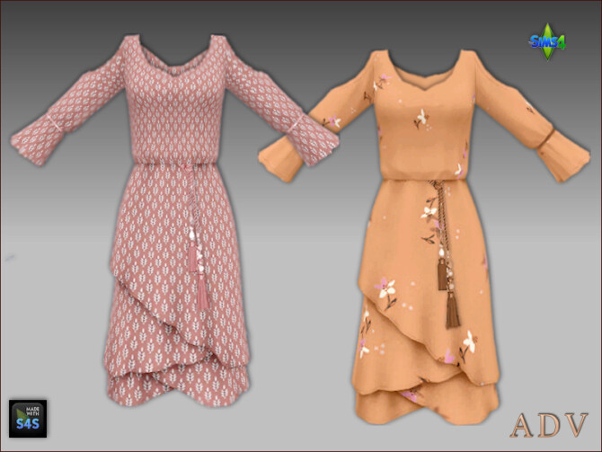 Sims 4 6 end of summer dresses by Mabra at Arte Della Vita