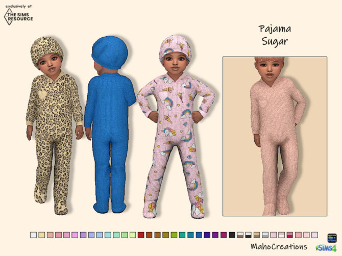 Sims 4 Pajama Sugar by MahoCreations at TSR