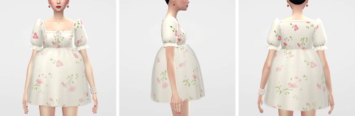 Sims 4 Cloud Dress at Joliebean