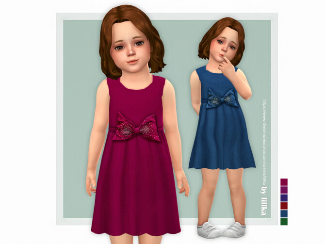 Sims 4 Belinda Dress by lillka at TSR