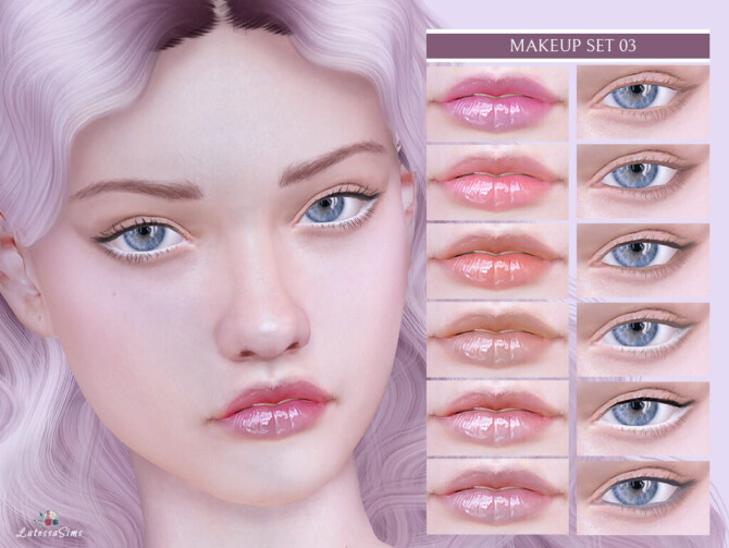 Sims 4 Makeup Set 03 at Lutessa