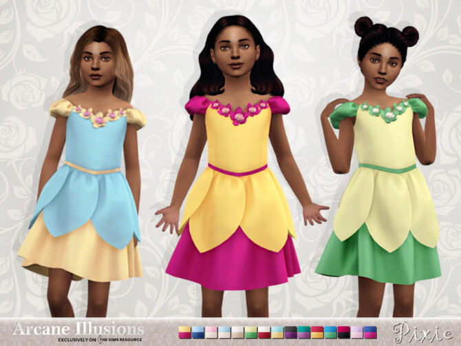 Sims 4 Arcane Illusions   Pixie Dress by Sifix at TSR
