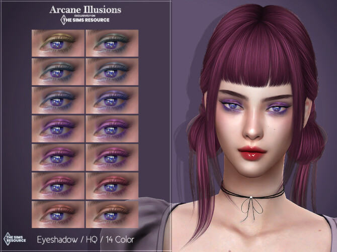 Sims 4 Arcane Illusions Fairy Eyeshadow by Lisaminicatsims at TSR