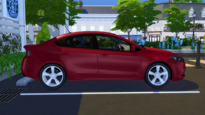 Sims 4 2013 Dodge Dart GT at Modern Crafter CC