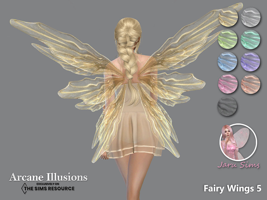 Arcane Illusions - Fairy Wings 5 by Jaru Sims at TSR " Sims 4 Updates.