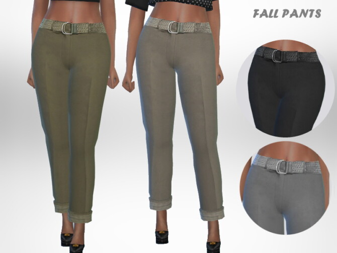 Sims 4 Fall Pants by Puresim at TSR