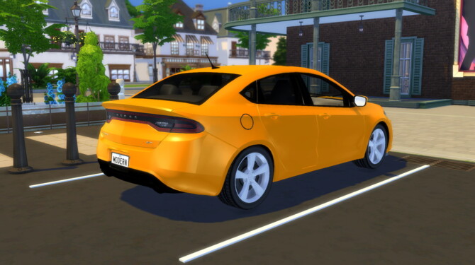 Sims 4 2013 Dodge Dart GT at Modern Crafter CC