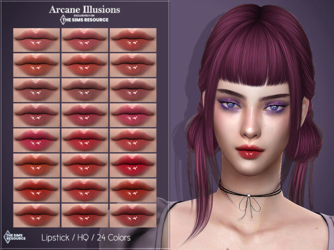 Sims 4 Arcane Illusions Fairy Lipstick  by Lisaminicatsims at TSR