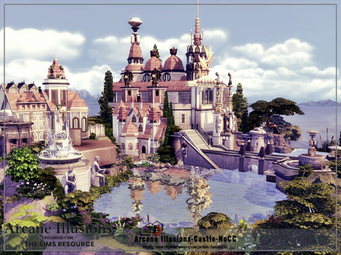 Sims 4 Arcane Illusions Castle by Danuta720 at TSR