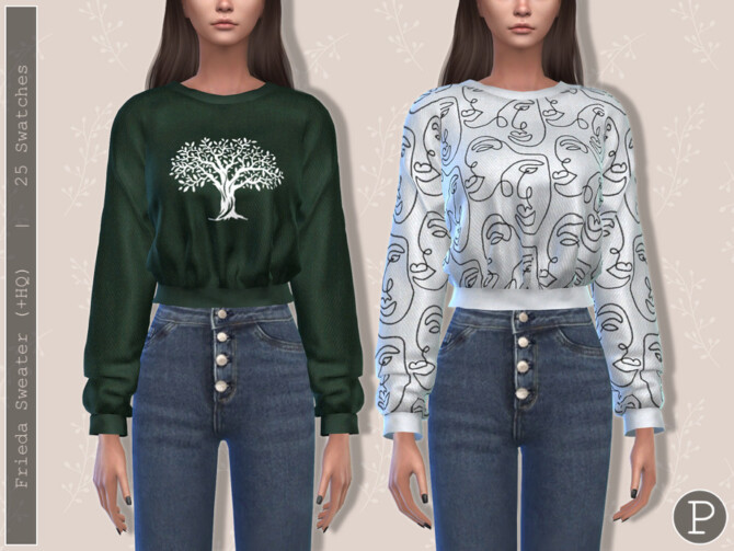 Sims 4 Frieda Sweater by Pipco at TSR