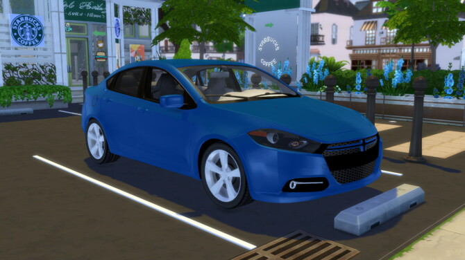 Sims 4 2013 Dodge Dart GT at Modern Crafter CC