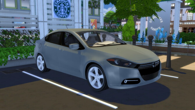 Sims 4 2013 Dodge Dart GT at Modern Crafter CC