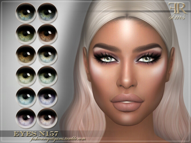 Sims 4 Eyes N157 by FashionRoyaltySims at TSR