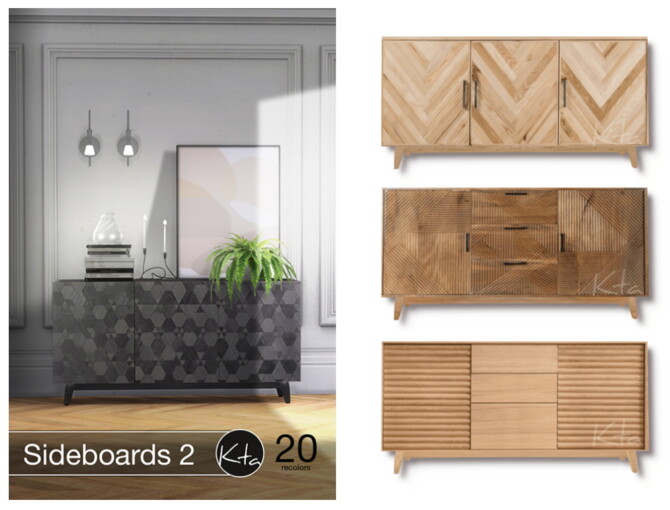 Sims 4 Sideboards 2 at Ktasims