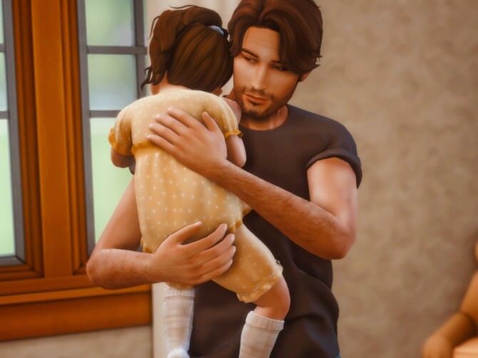 Sims 4 Father Daughter Day Pose Pack at Katverse