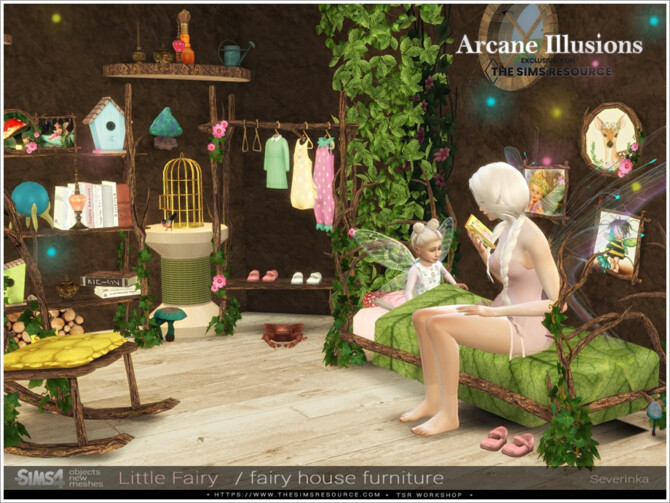 Sims 4 Little Fairy furniture at Sims by Severinka