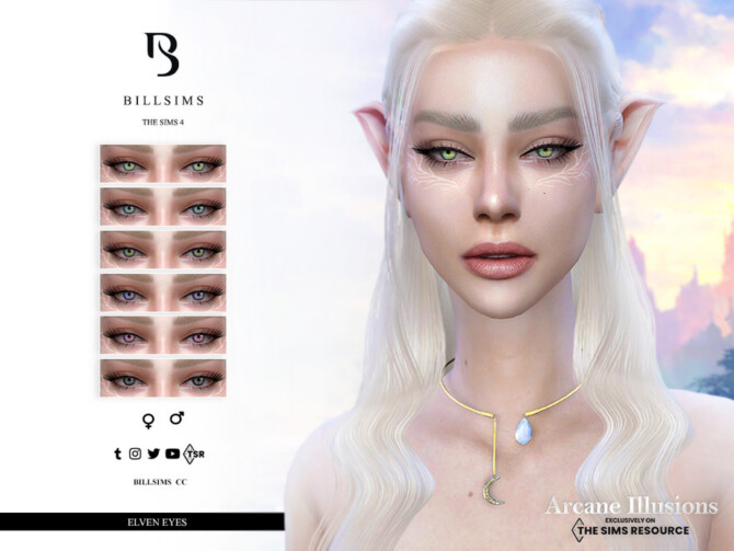 Sims 4 Arcane Illusions   Elven Eyes by Bill Sims at TSR