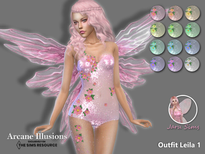 Sims 4 Arcane Illusions   Outfit Leila 1 by Jaru Sims at TSR