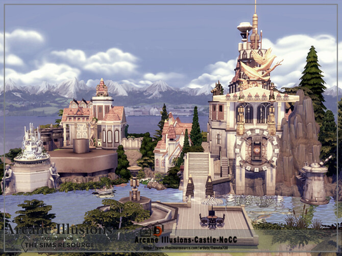 Sims 4 Arcane Illusions Castle by Danuta720 at TSR