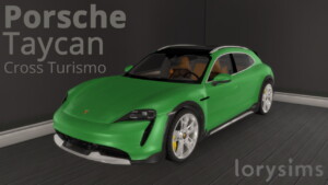 2022 Porsche Taycan Cross Turismo at LorySims