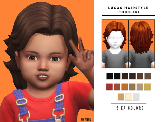 Sims 4 Lucas Hairstyle [Toddler] by OranosTR at TSR