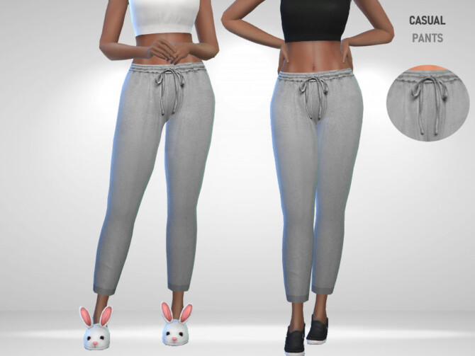Sims 4 Casual Pants by Puresim at TSR