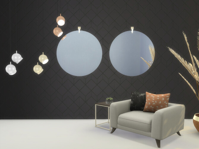 Sims 4 Falco Wall Panels And Lightings by Onyxium at TSR