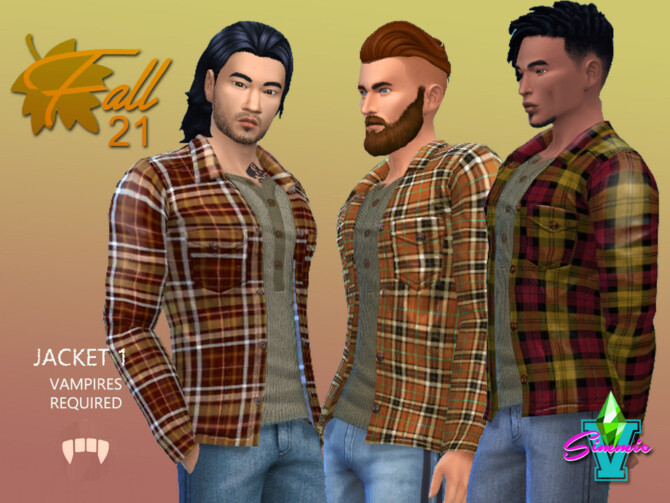 Sims 4 Fall21 Jacket 1 by SimmieV at TSR