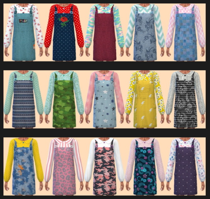 Sims 4 Cottage Living Dress 2 & 3 Recolors at Annett’s Sims 4 Welt