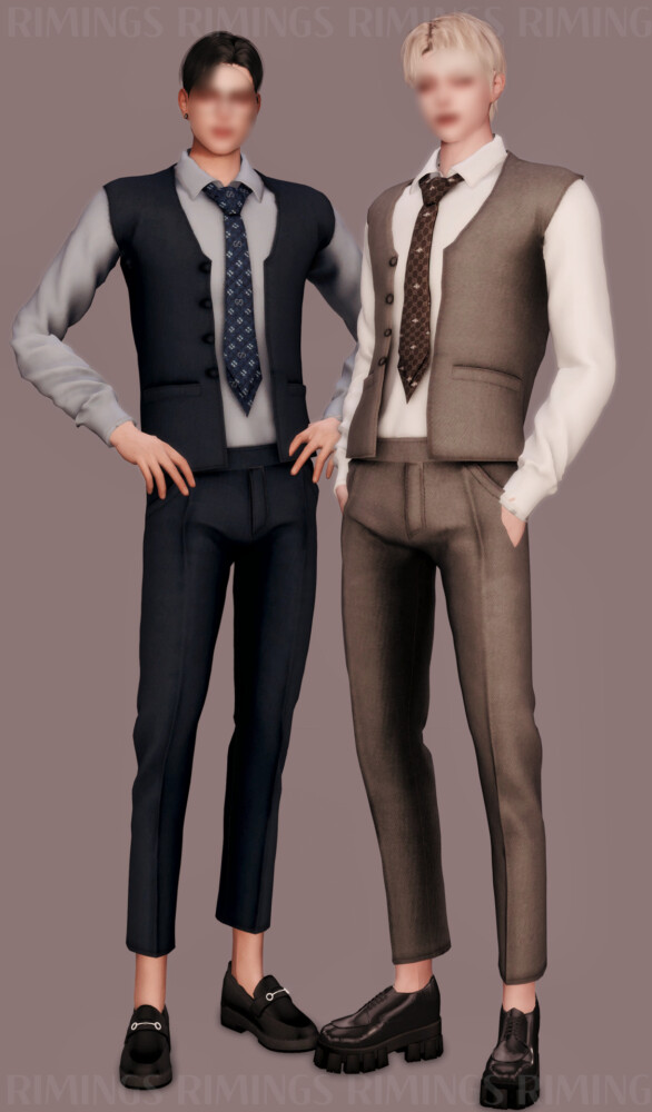 Sims 4 Twopiece Suit at RIMINGs
