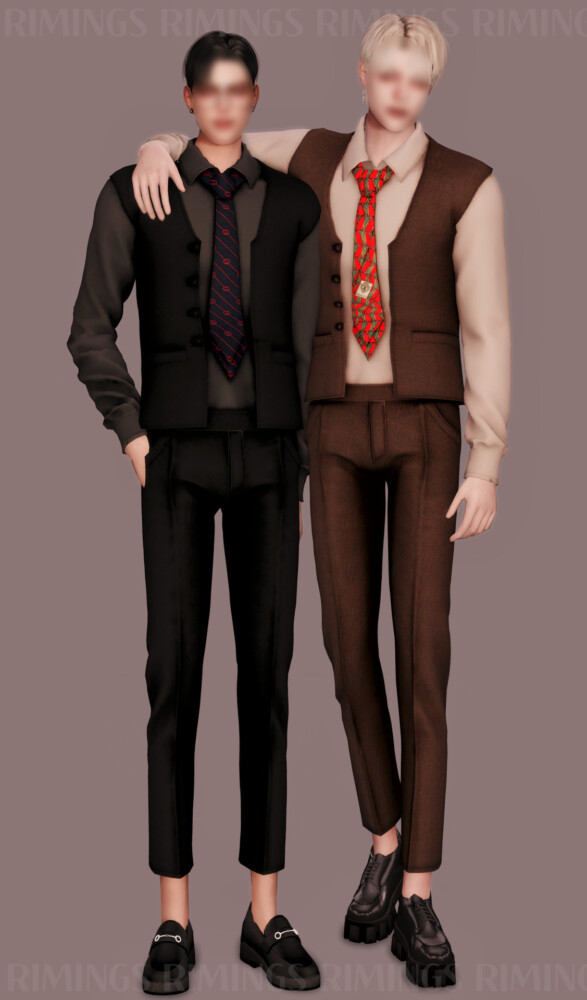 Sims 4 Twopiece Suit at RIMINGs