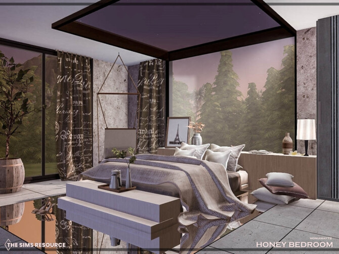 Sims 4 Honey Bedroom by Moniamay72 at TSR