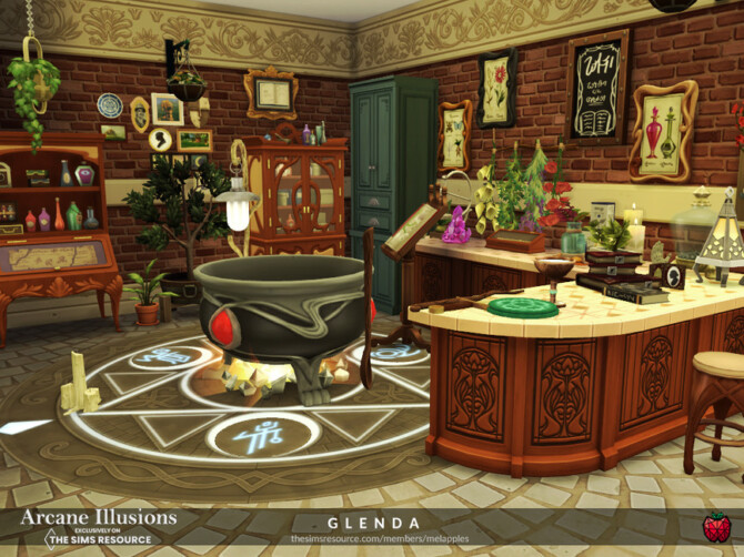 Sims 4 Arcane Illusions   Glenda by melapples at TSR