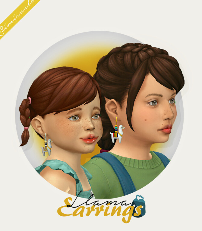 Sims 4 Llama Earrings at Simiracle