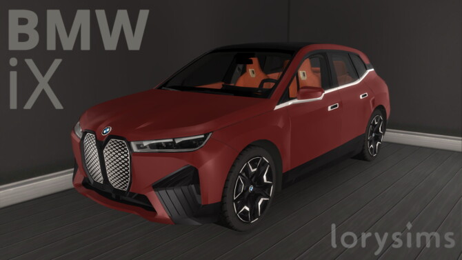 Sims 4 2022 BMW iX at LorySims