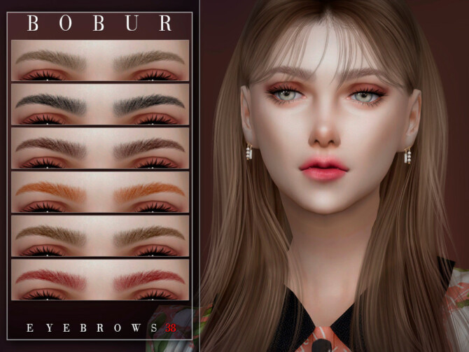 Sims 4 Eyebrows 38 by Bobur3 at TSR