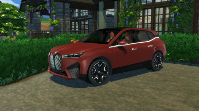 Sims 4 2022 BMW iX at LorySims