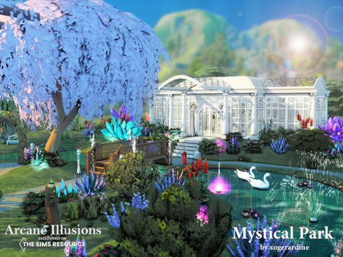 Sims 4 Arcane Illusions   Mystical Park by xogerardine at TSR
