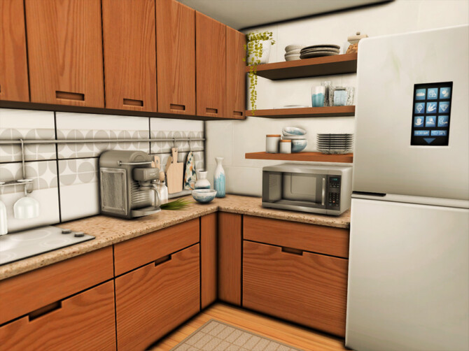 Sims 4 Stonestreet Apartments 4 Kitchen by xogerardine at TSR
