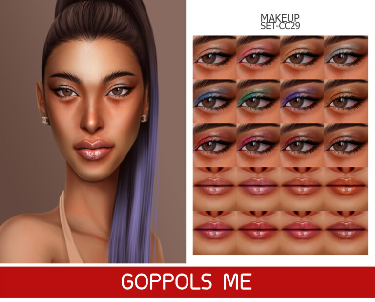 Gpme Gold Makeup Set Cc29 At Goppols Me Sims 4 Updates