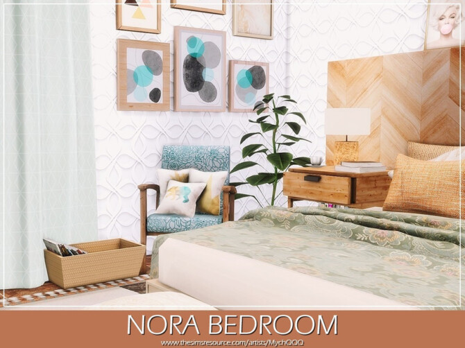 Nora Bedroom by MychQQQ at TSR » Sims 4 Updates